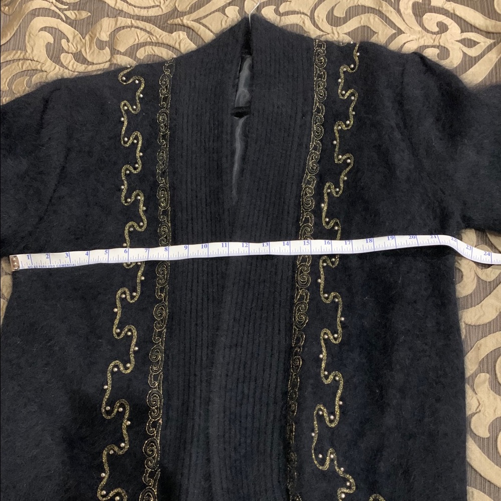 Angora Rabbit Hair Blend Jacket - Picture 5 of 11